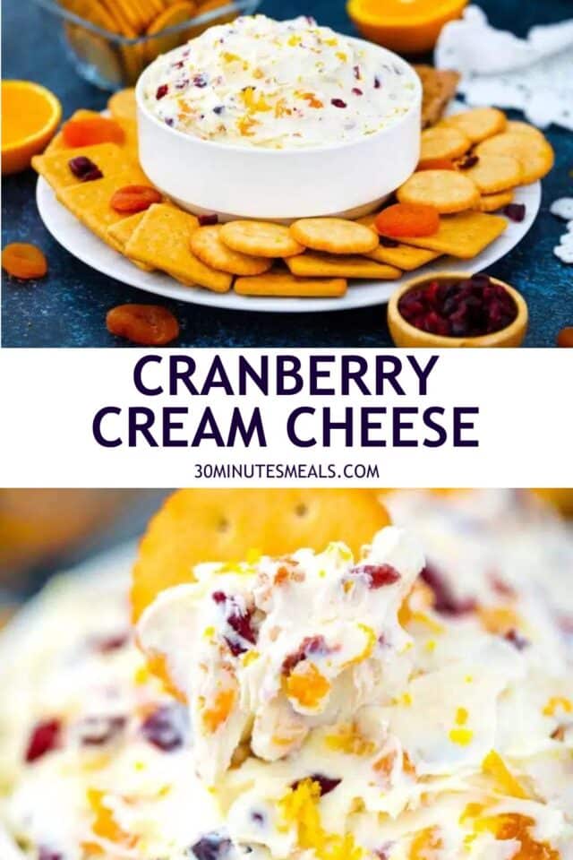 easy cranberry cream cheese pin