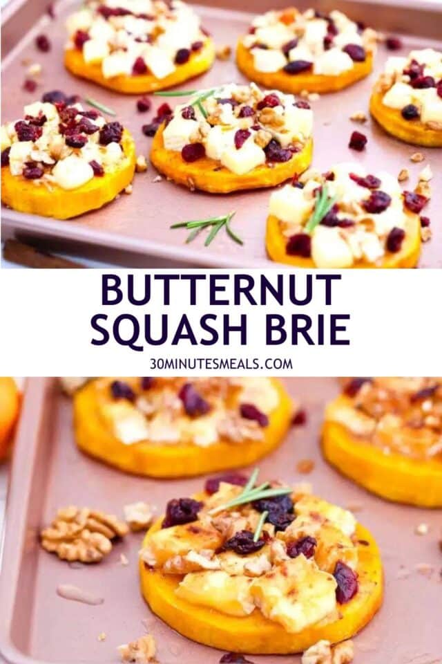 easy butternut squash brie pin