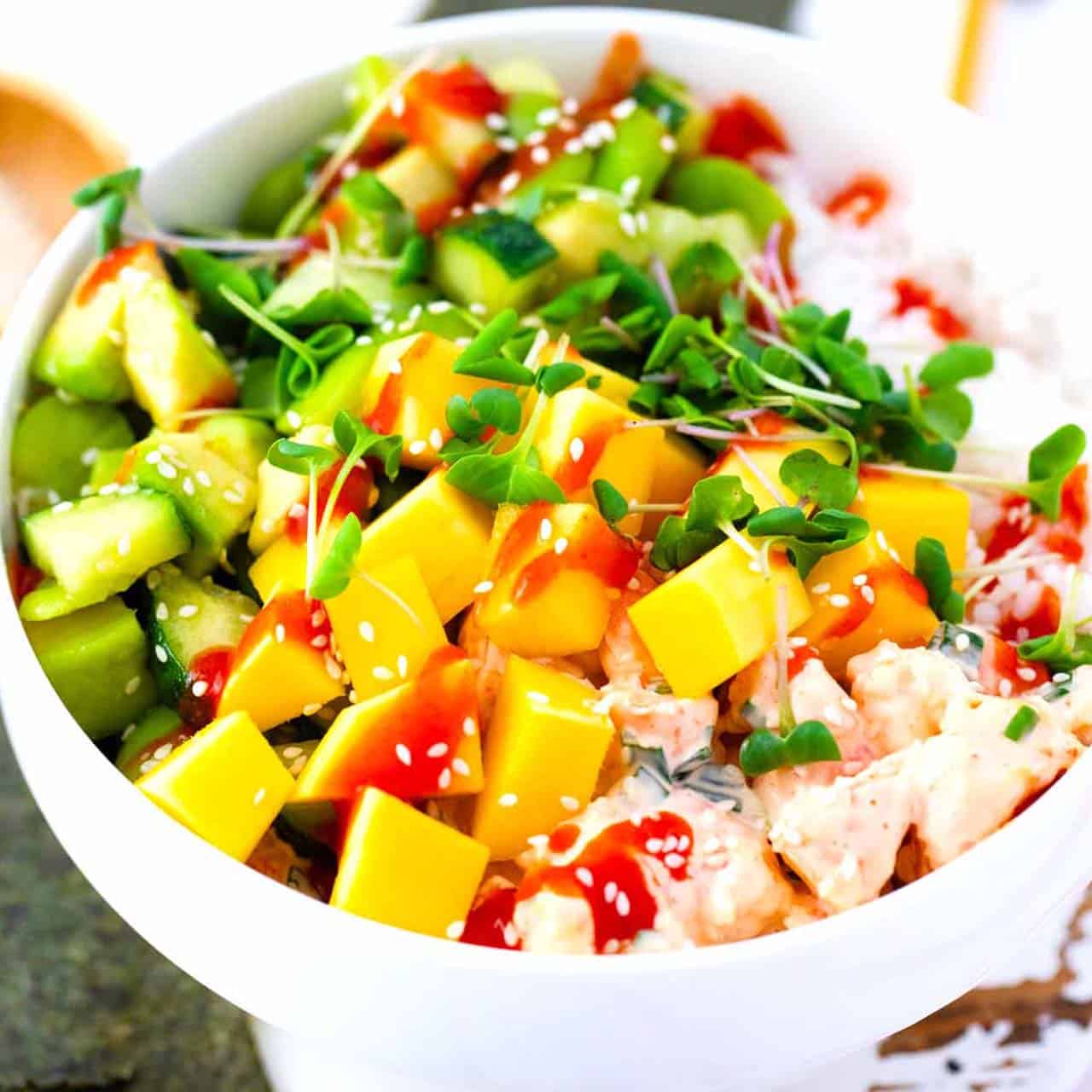 Shrimp Poke Bowl Recipe - 30 Minutes Meals